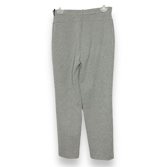Akris punto Franca Houndstooth Cropped Trousers Black Cream Women’s Size 6 / S - Picture 10 of 16
